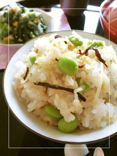 新生姜と枝豆と塩昆布の混ぜご飯-レシピのメイン写真