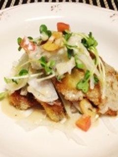 「秋」秋刀魚の香草パン粉焼き サラダ風-レシピのメイン写真