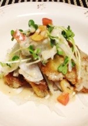 「秋」秋刀魚の香草パン粉焼き サラダ風-レシピのメイン写真