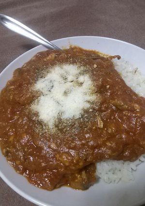 簡単ズボラ飯！サバ缶トマトカレー-レシピのメイン写真