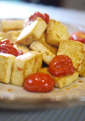 木綿豆腐のめんつゆバター-レシピのメイン写真