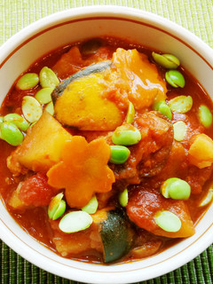 夏野菜の肉団子入りトマト煮込み-レシピのメイン写真