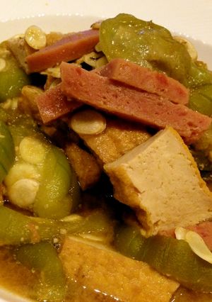 なーべらー（ヘチマの味噌煮）-レシピのメイン写真
