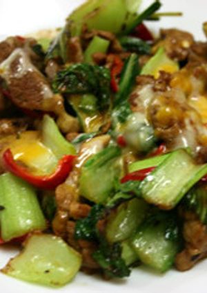 とろ～り＆スパイス香る！豚肉の青梗菜炒め-レシピのメイン写真