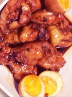 手羽元の甘辛煮♡-レシピのメイン写真