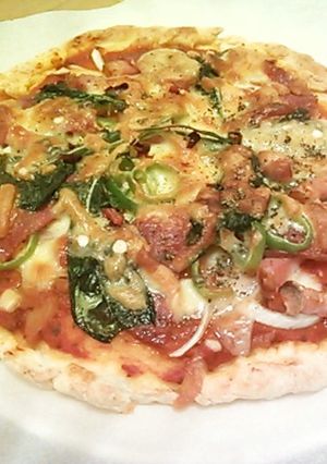 発酵なし！焼き上がりまで30分の簡単ピザ-レシピのメイン写真