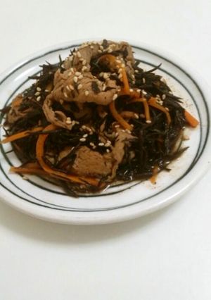 ひじきと豚肉の中華炒め-レシピのメイン写真