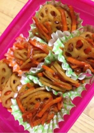 お弁当に♪簡単♪蓮根のきんぴら♡-レシピのメイン写真