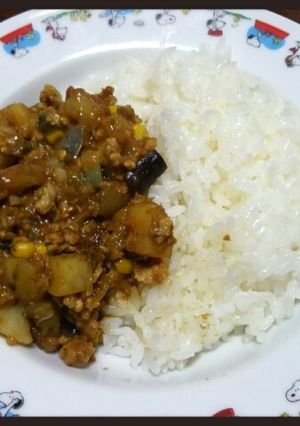ヘルシー夏野菜キーマカレー♪-レシピのメイン写真