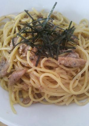 混ぜるだけ♪簡単鰯の和風パスタ！-レシピのメイン写真