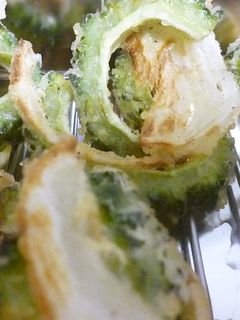 ゴーヤと玉ねぎだけのかき揚げ-レシピのメイン写真