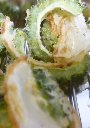 ゴーヤと玉ねぎだけのかき揚げ-レシピのメイン写真