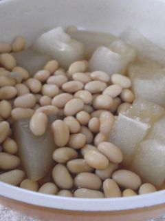 冬瓜と大豆の煮物-レシピのメイン写真