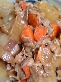 豚と大根の炒め煮-レシピのメイン写真