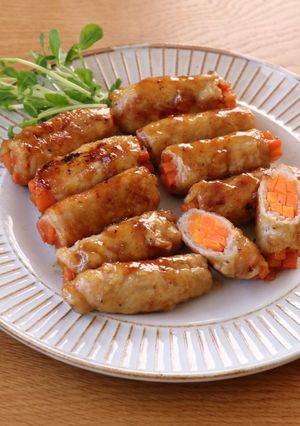 人参嫌いさんもパクパク☺人参の豚肉巻き-レシピのメイン写真