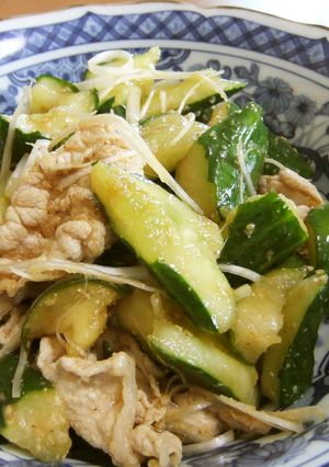 たたききゅうりと豚肉の中華風♪-レシピのメイン写真