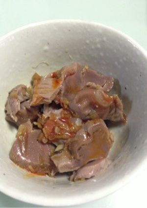 酒飲みツマミ@砂肝の冷製-レシピのメイン写真