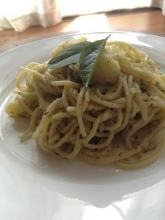 ジェノベーゼとジャガイモのパスタ-レシピのメイン写真
