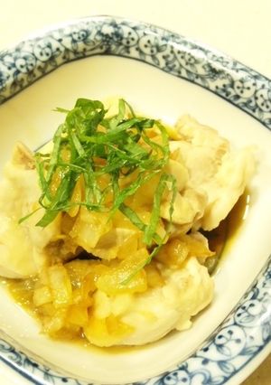 さっぱり＊ゆで鶏の葱レモンだれ-レシピのメイン写真
