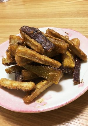 ごぼうとさつまいもの甘辛からめ-レシピのメイン写真
