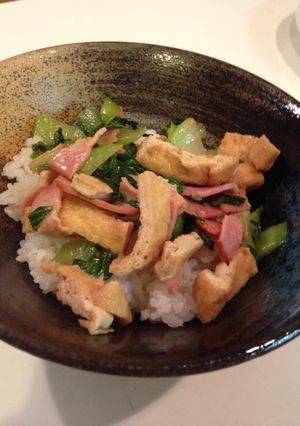 チンゲン菜 de どんぶり♪-レシピのメイン写真