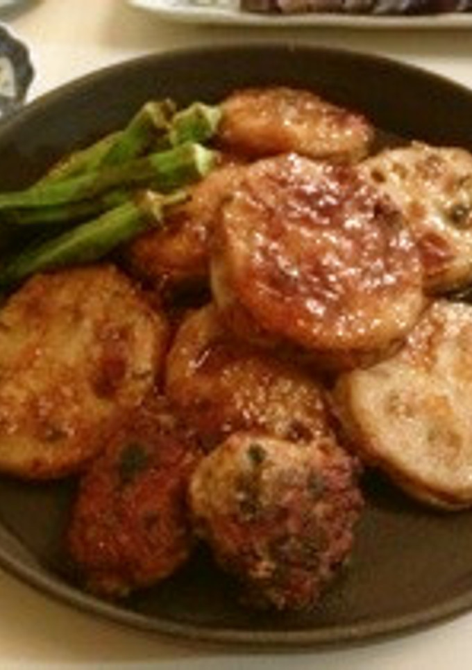 蓮根大好き♡挟み焼き-レシピのメイン写真