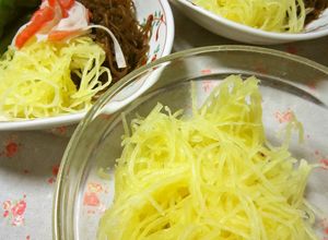 必見♪そうめん南瓜の美味しい茹で方-レシピのメイン写真