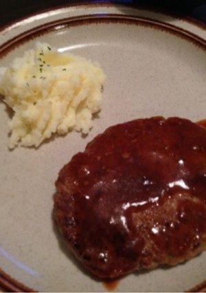 ハンバーグ-レシピのメイン写真