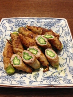 オクラの簡単スパイシー肉巻き-レシピのメイン写真