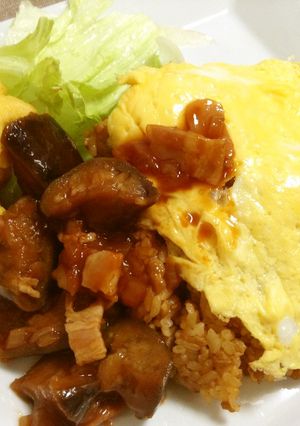 いっぱい食べれるオムライス-レシピのメイン写真