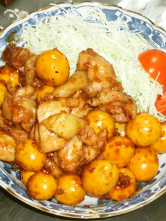 鶏もも肉と若鶏きんかんの炒め煮-レシピのメイン写真