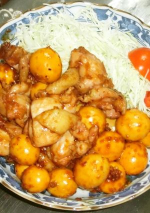 鶏もも肉と若鶏きんかんの炒め煮-レシピのメイン写真