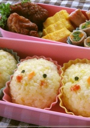 キャラ弁☆カップdeひよこちゃん-レシピのメイン写真