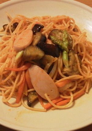 なすのジューシーナポリタン-レシピのメイン写真
