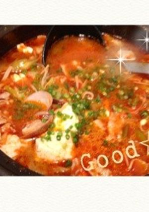 旨味がヤバイ！夏のスンドゥブチゲ♪-レシピのメイン写真