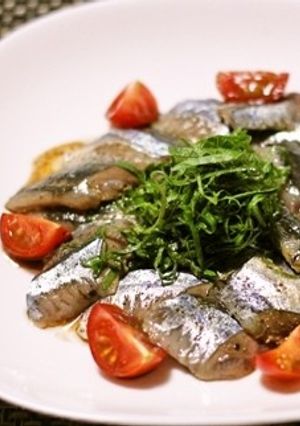 秋刀魚カルパッチョ♪-レシピのメイン写真