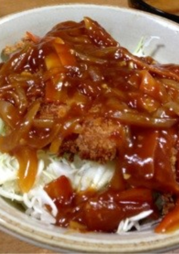 ちちやのてりカツ風の簡単カツ丼-レシピのメイン写真