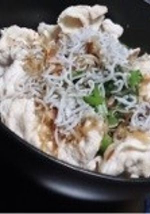 副食＊小松菜しらすの冷しゃぶ和え-レシピのメイン写真