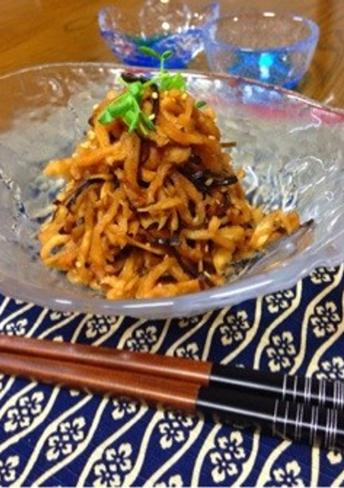 切り干し大根と塩昆布炒め**-レシピのメイン写真