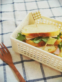 ハムとクリームチーズのサンドイッチ*-レシピのメイン写真