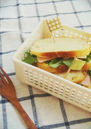 ハムとクリームチーズのサンドイッチ＊-レシピのメイン写真