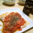 豚肉のトマトソースかけ
