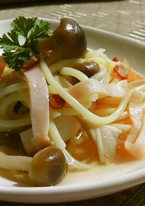 簡単！スープペペロンチーノ♬-レシピのメイン写真