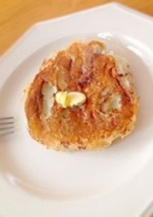 簡単すぎる!強力粉でもっちもちパンケーキ-レシピのメイン写真