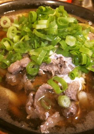 【簡単】大阪のお昼の肉うどん（卵入り）-レシピのメイン写真