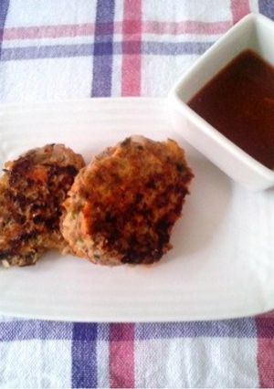 サバのトマト煮缶deハンバーグ-レシピのメイン写真