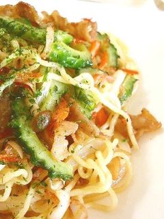 ゴーヤの塩焼きそば-レシピのメイン写真