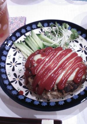 ふんわりハンバーグ♪-レシピのメイン写真