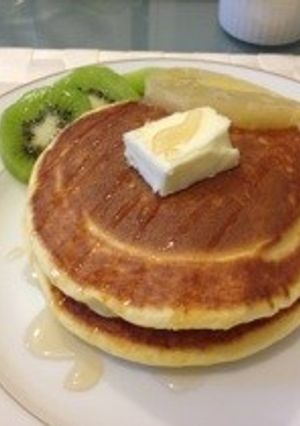 ふわふわ分厚いパンケーキ-レシピのメイン写真