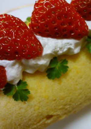 ミリオンの野菜ジュースでロールケーキ-レシピのメイン写真